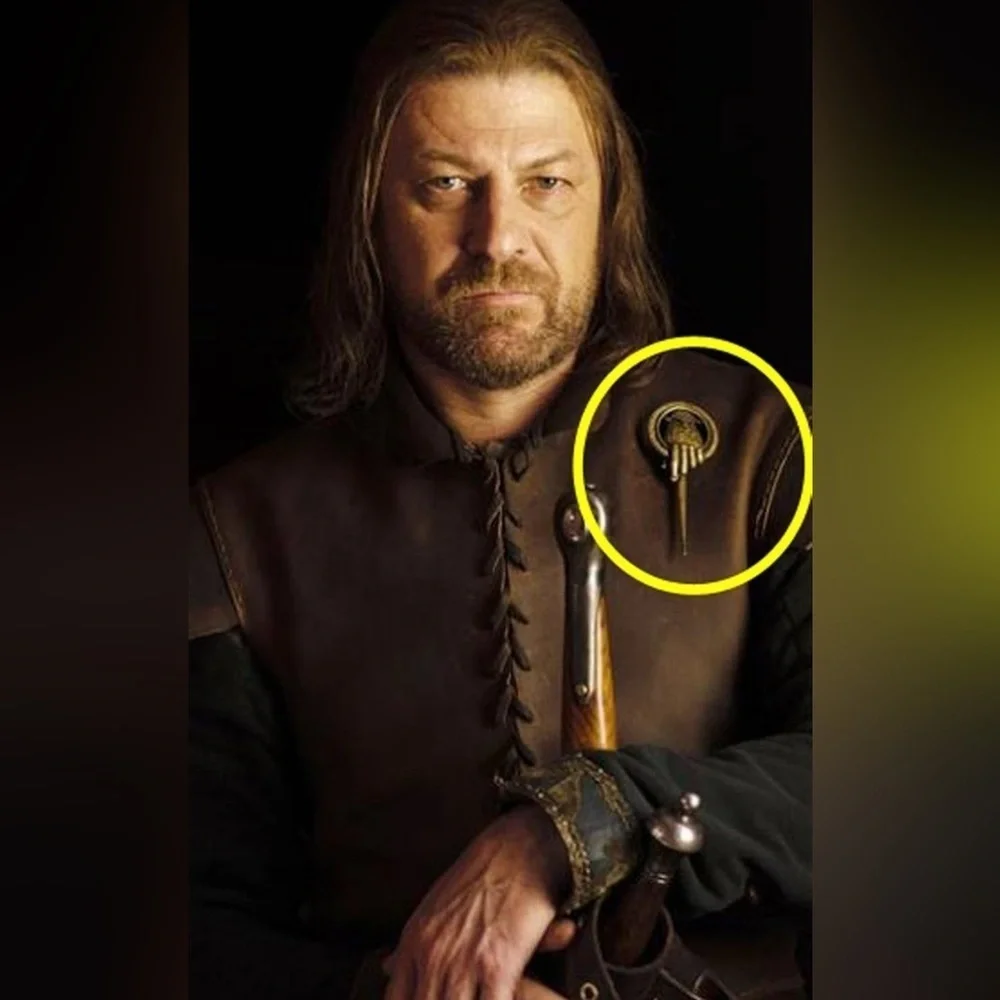 Game of Thrones Hand of The King Pin Brooch, Antique Bronze