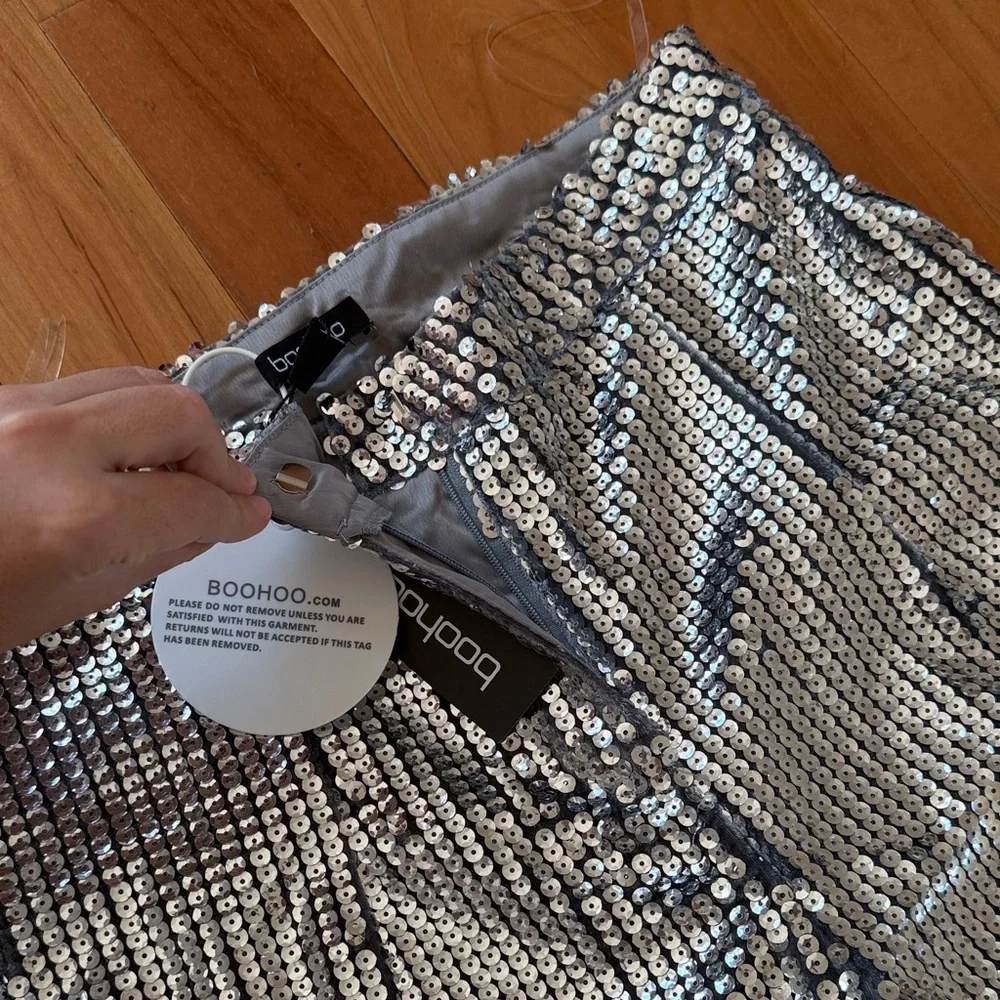 Boohoo dazzling metallic