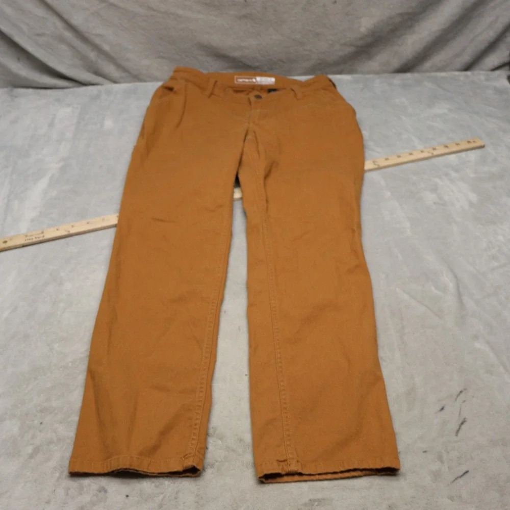 Carhartt Pants Womens 4 Short Brown Essential Ashland Relaxed Fit Workwear 29x30