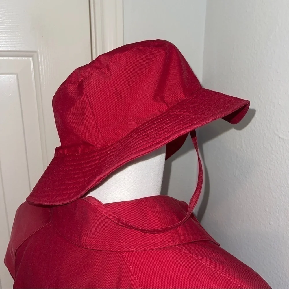 Gallery red raincoat