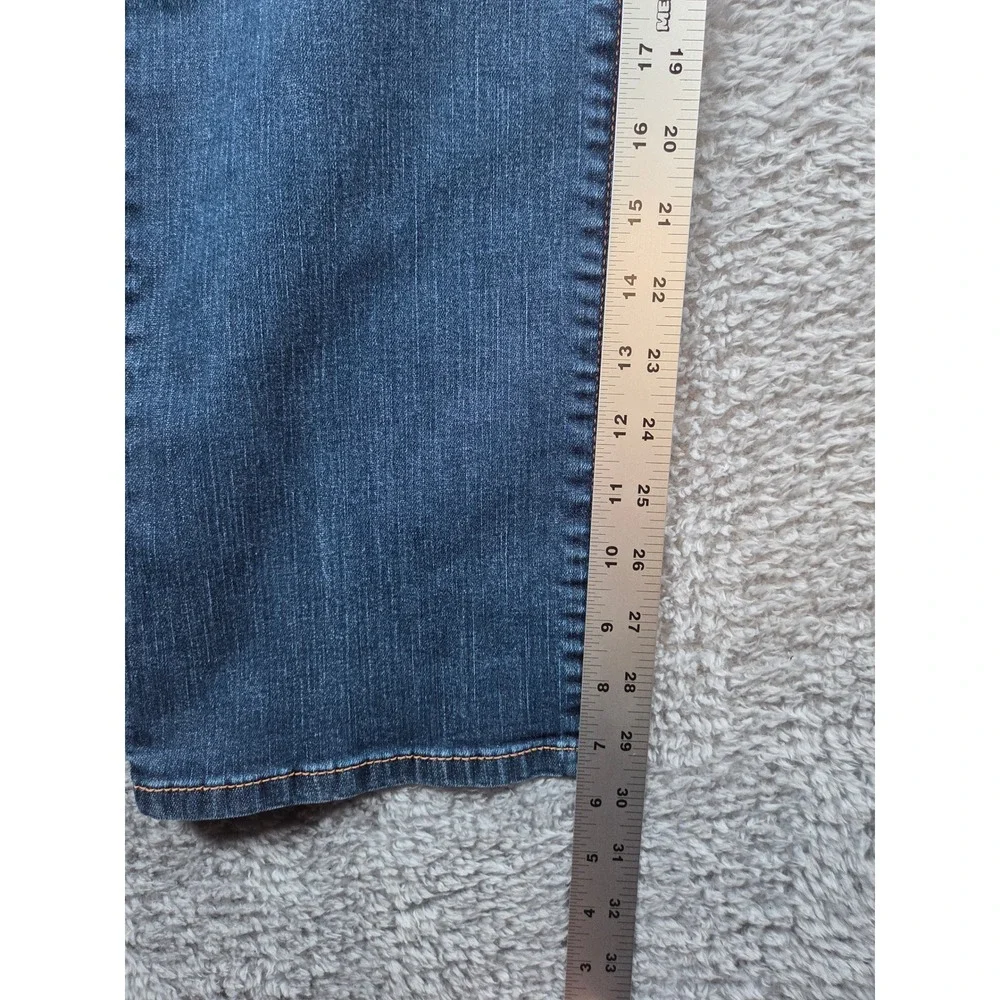 Levi's 512 Perfectly Slimming Jeans 16M Blue Womens Straight Leg Stretch Medium