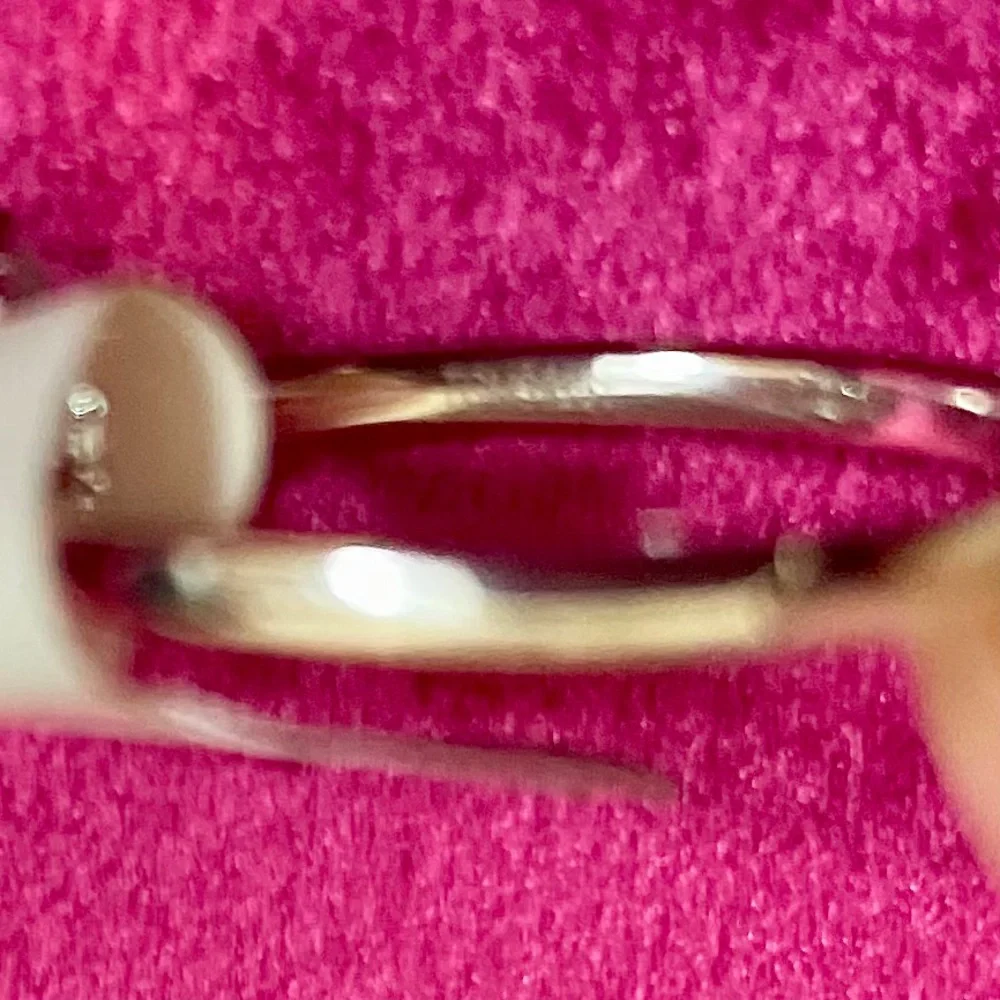 Moissanite stunning silver
