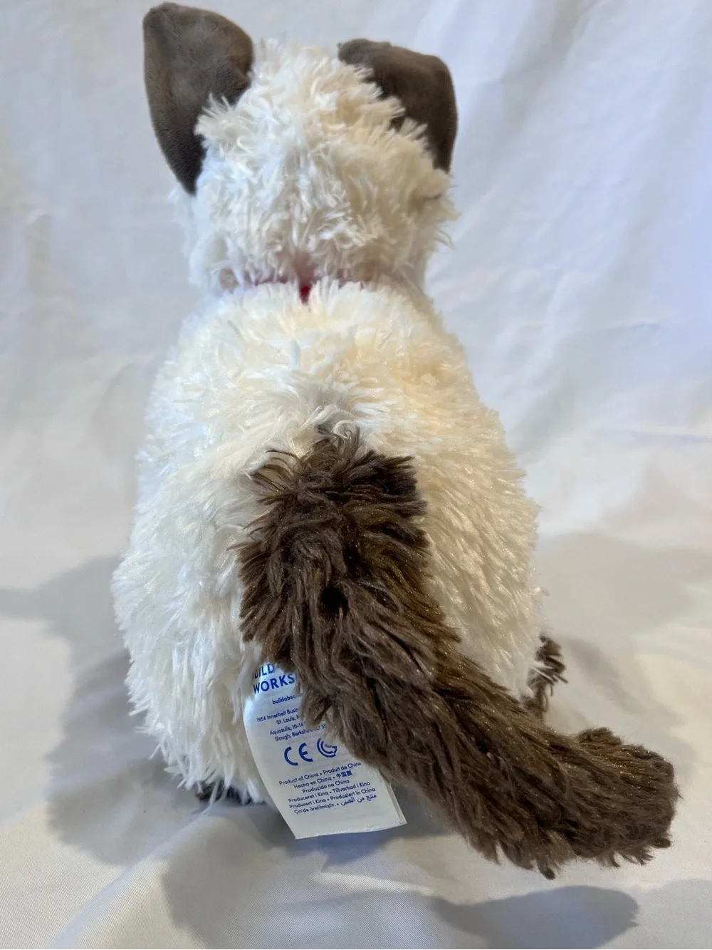 Build A Bear Siamese Cat Plush Blue Eyes Stuffed Animal
