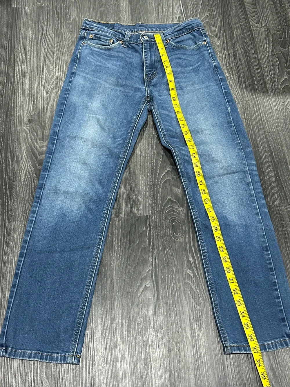 Levi's Men's Medium Blue Straight Jeans Size 30/32