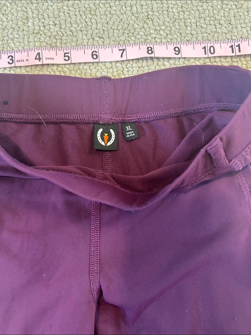 Kerrits riding plum tights