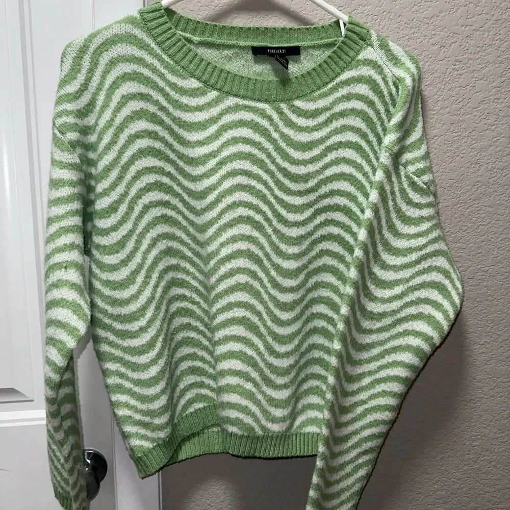 Forever 21 Wavy Striped Sweater