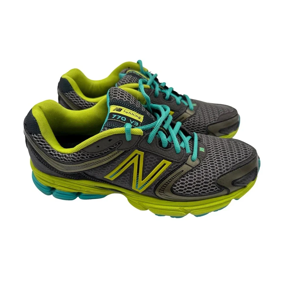 New Balance 770 V3 Running Shoes Womens 10 Grey Green W770BG3 Sneakers