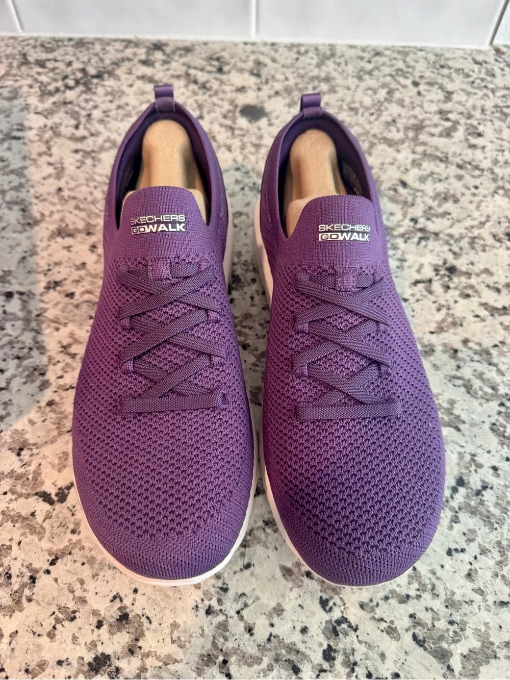 Skechers walking purple easy