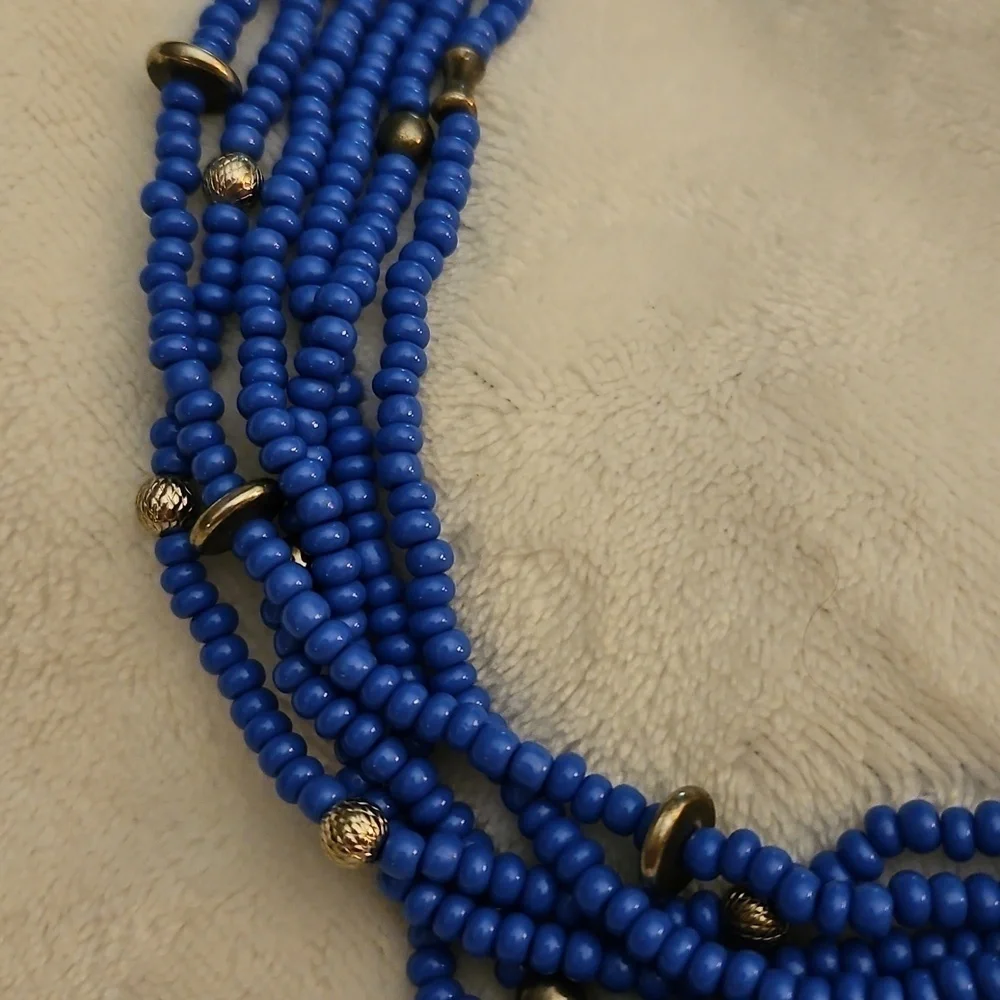 Vintage elegant blue
