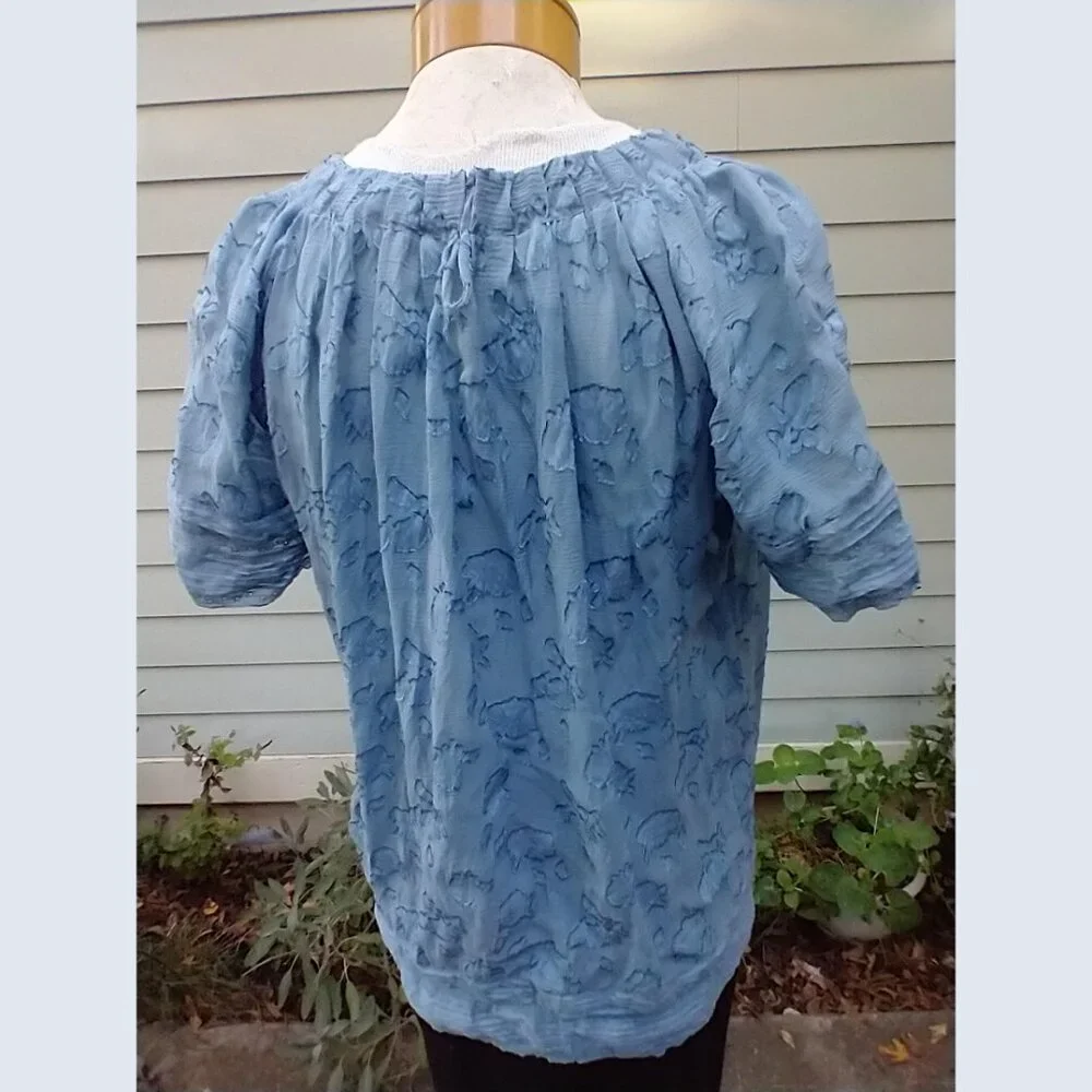 BCBGMaxAzria blue top