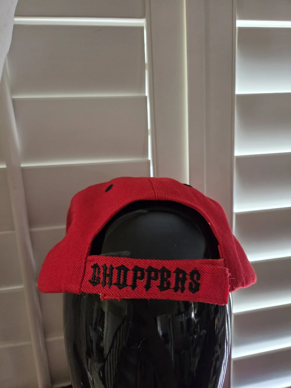Motor Choppers Cycles Hat Fire Flame Red Black Baseball Cap