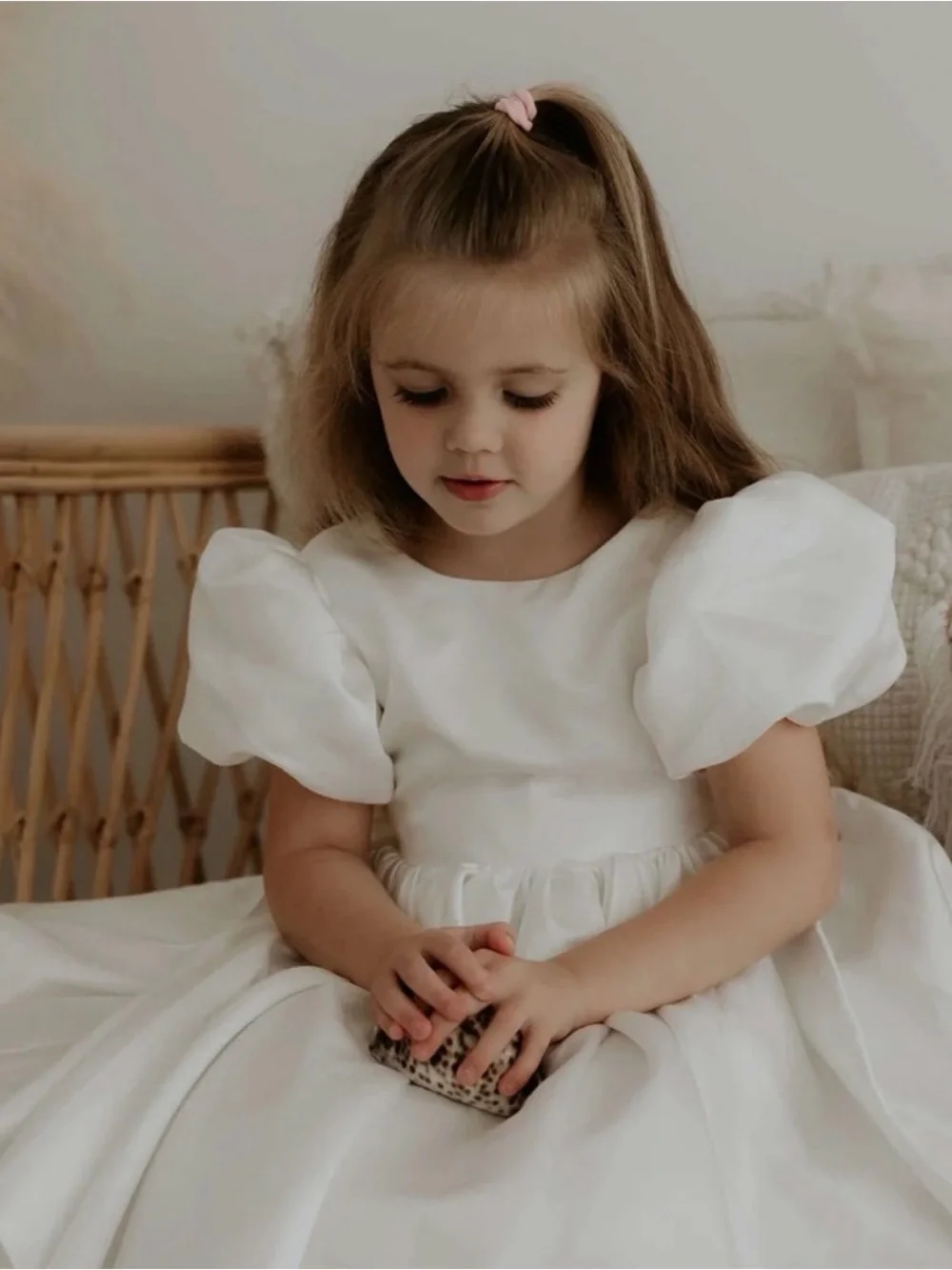 Rylee + Cru white satin