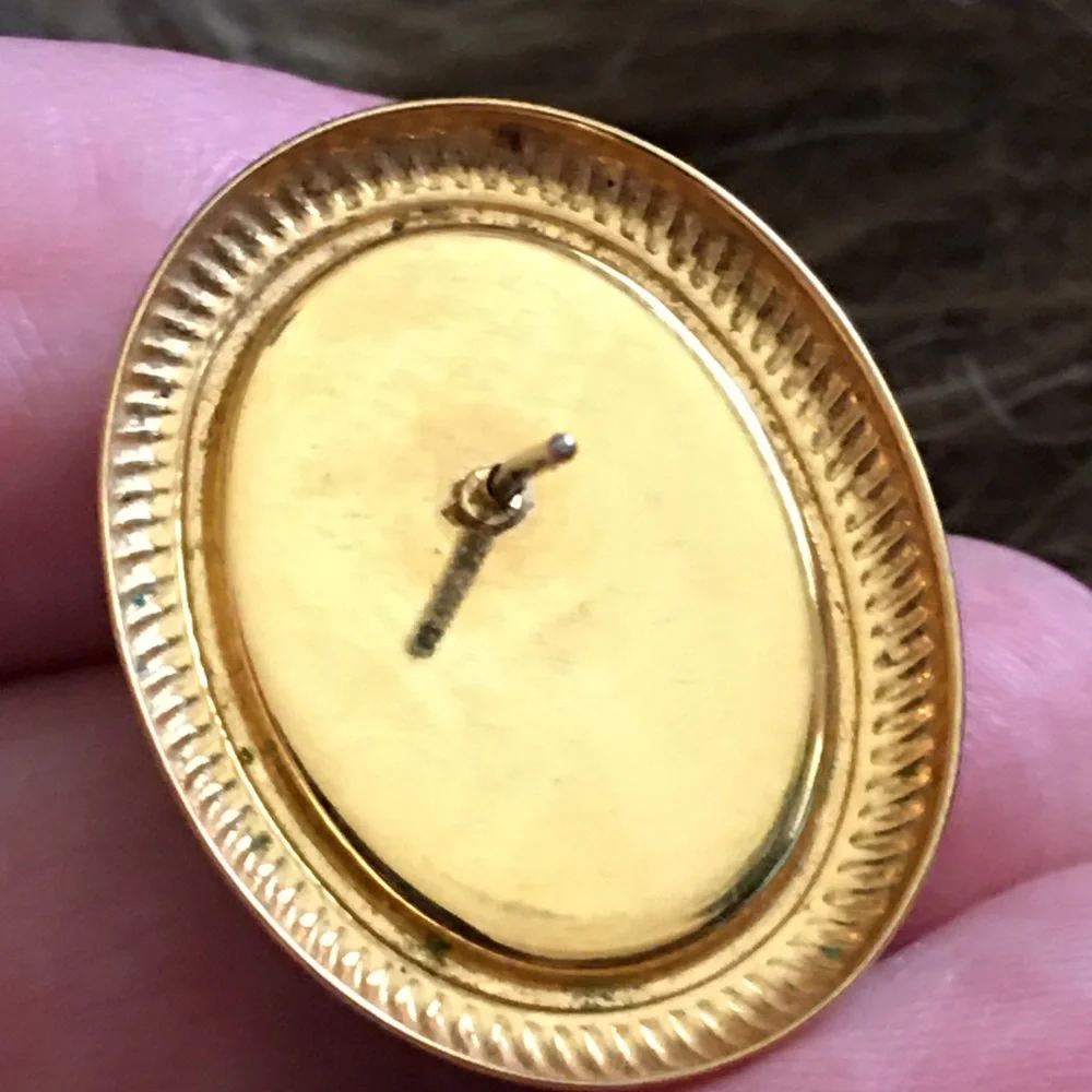 Vintage navy gold