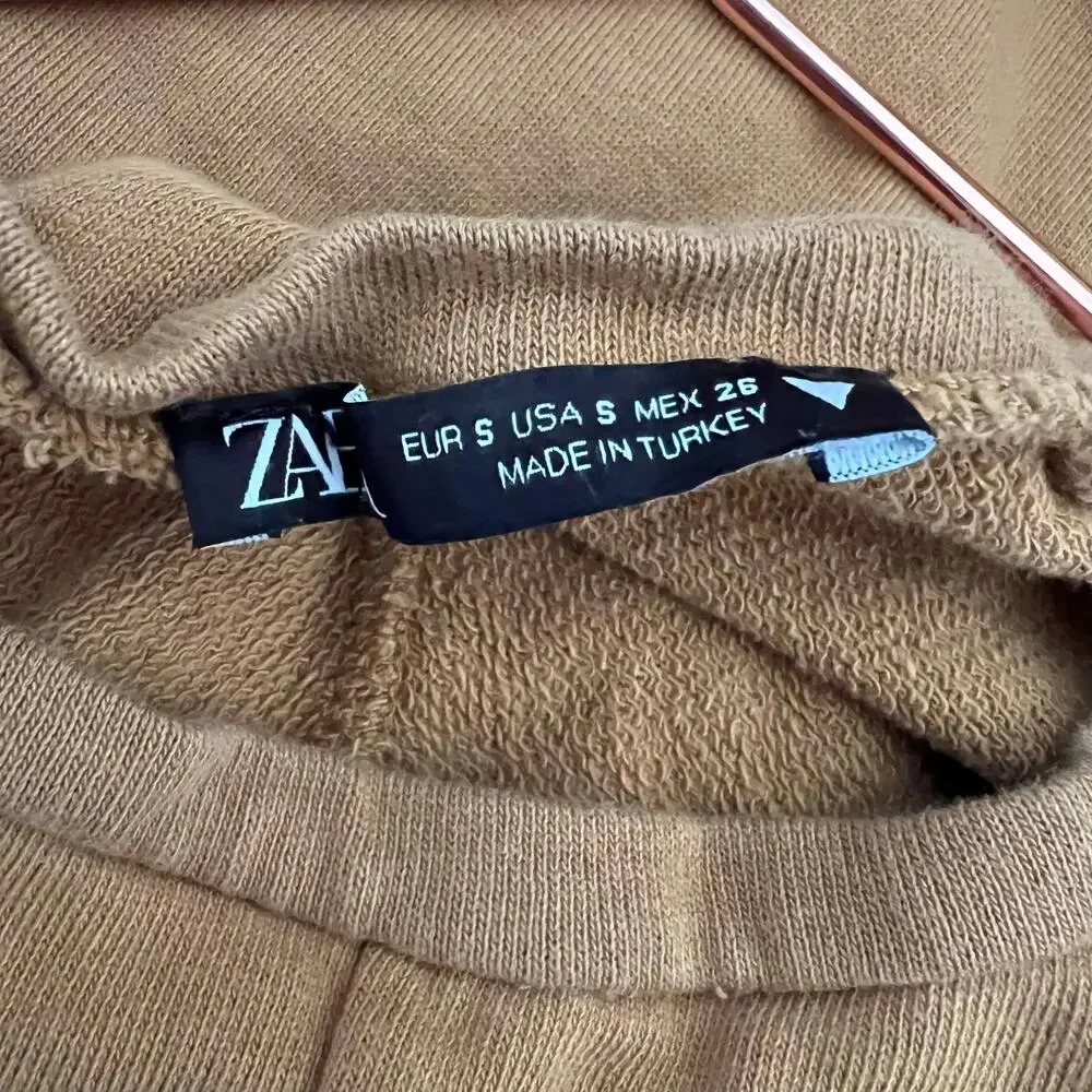 Zara tan sweatshirt