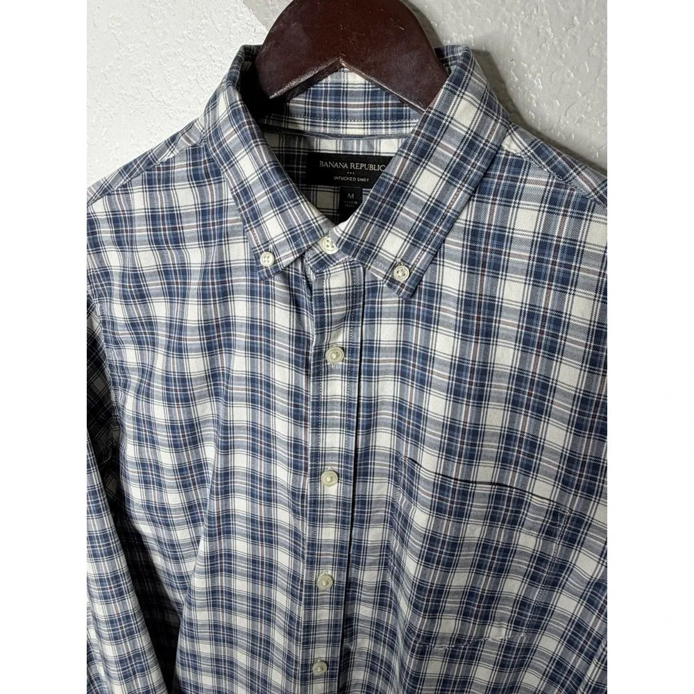 Banana Republic blue white