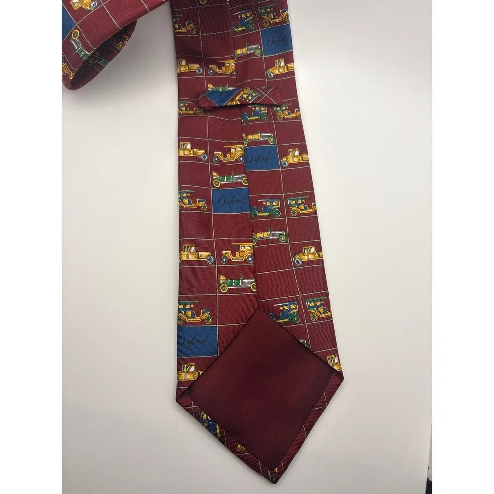 Oxford silk necktie