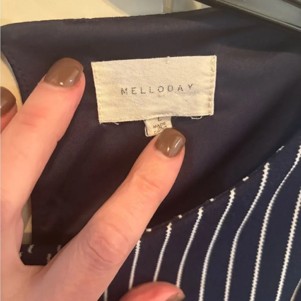 Anthropologie chic navy