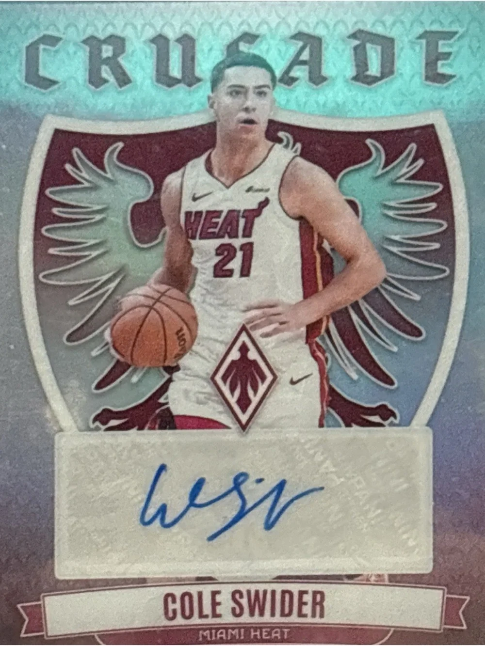 Panini Miami Heat Cole Swider Trading Card – Autographed