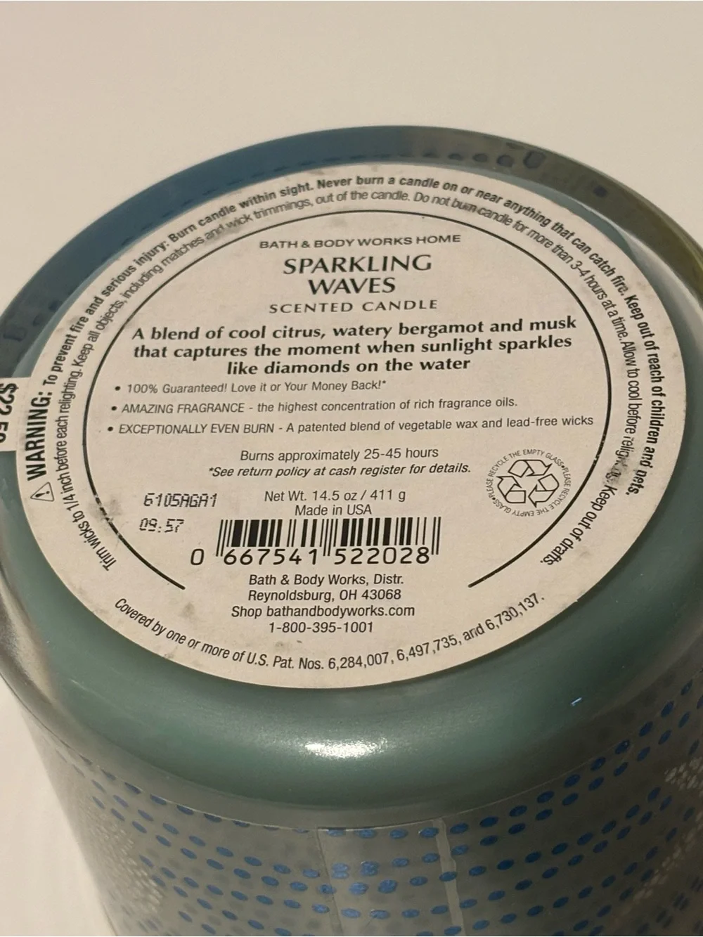 Bath & Body Works motifs silver lid