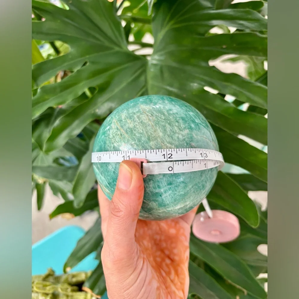 Amazonite sphere from Madagascar