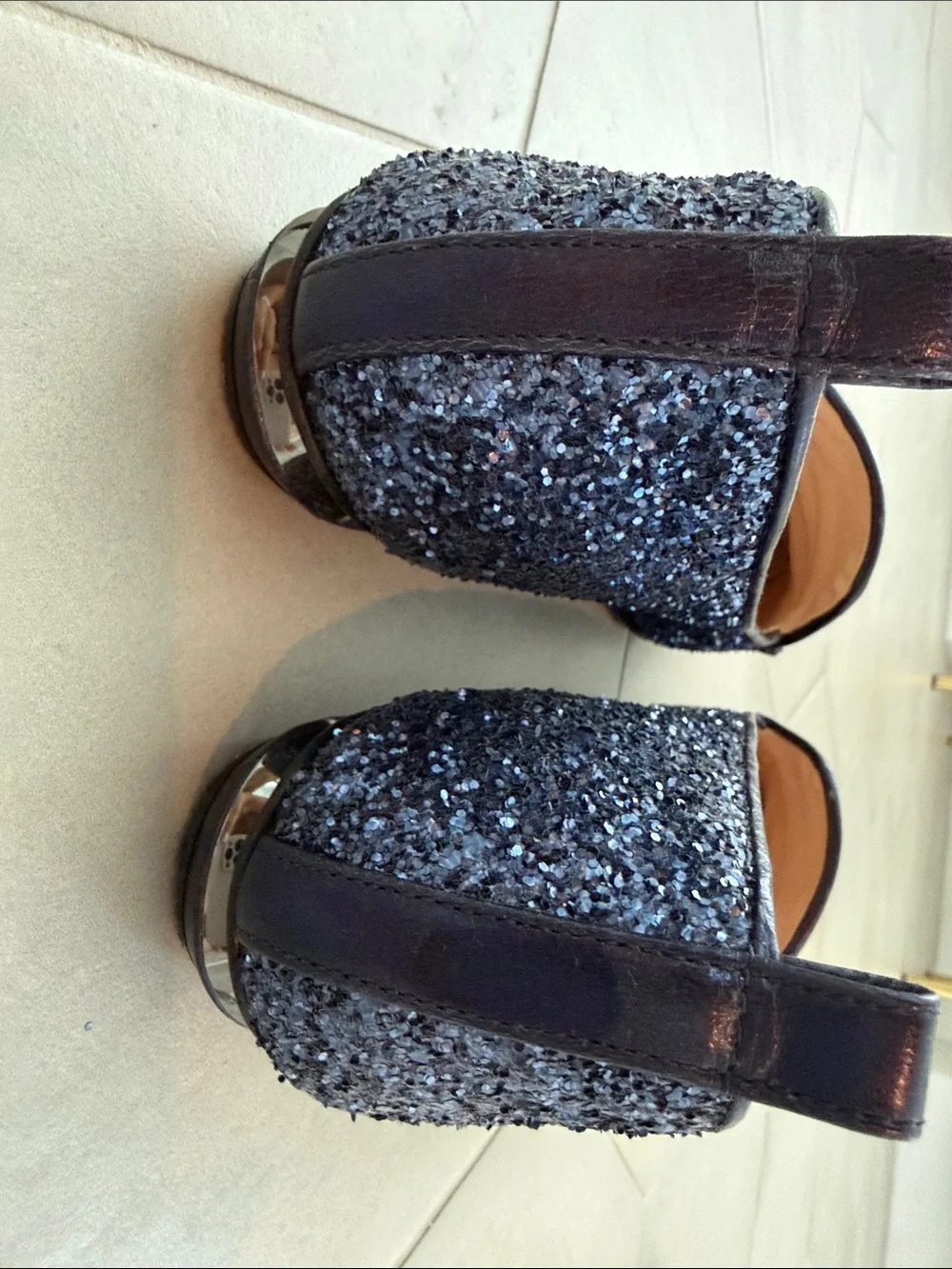 Nicholas Kirkwood glitter covered