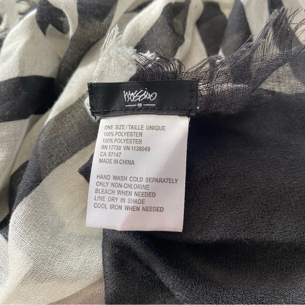 Mossimo Supply Co. Black and White Scarf