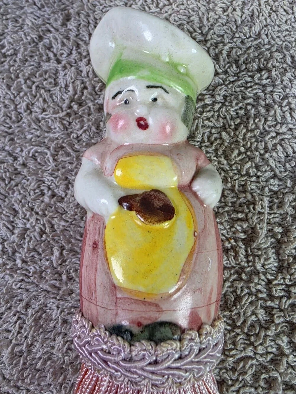 Vintage Salt Shaker Tassel