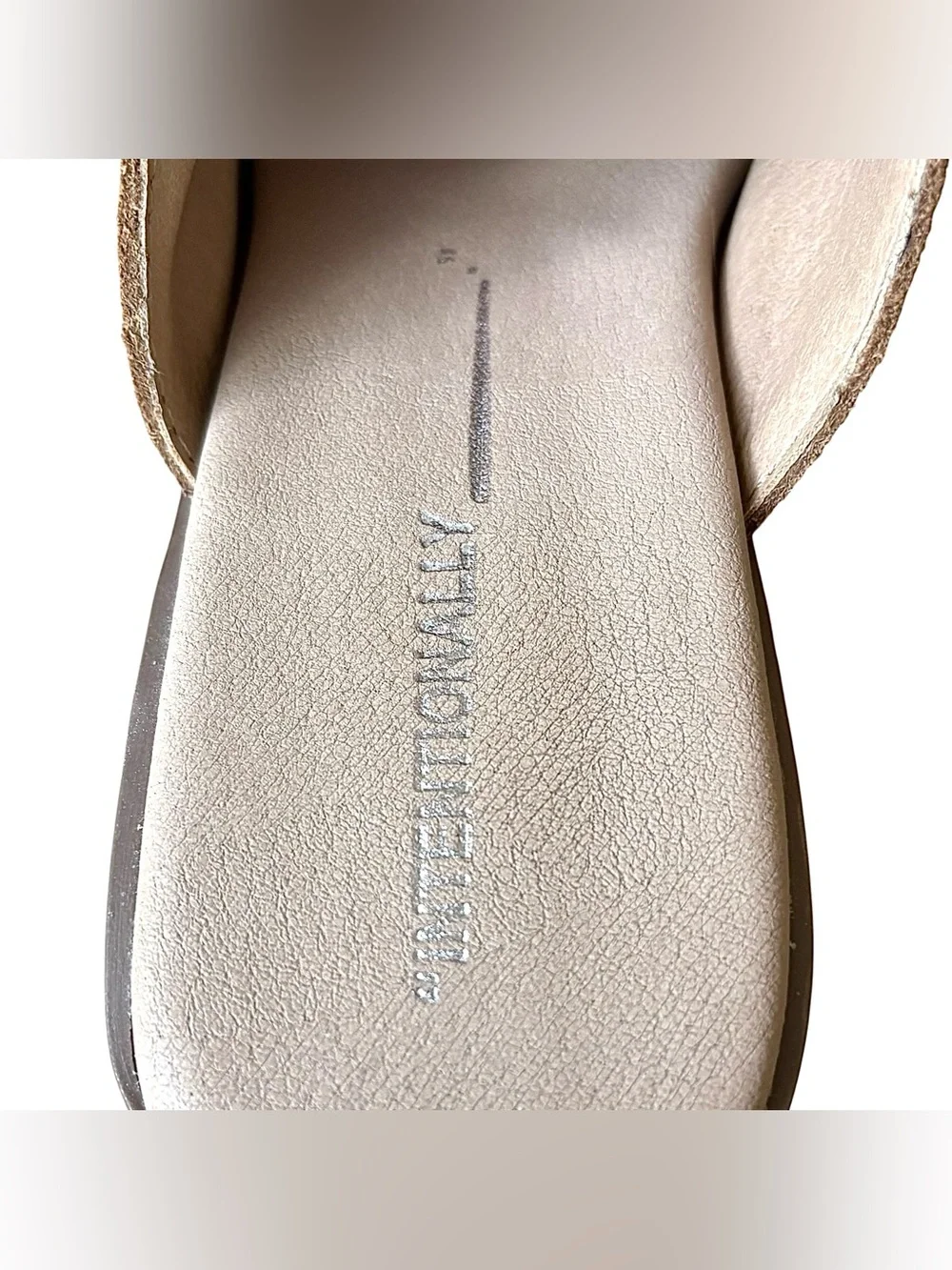 INTENTIONALLY BLANK height shoes visible