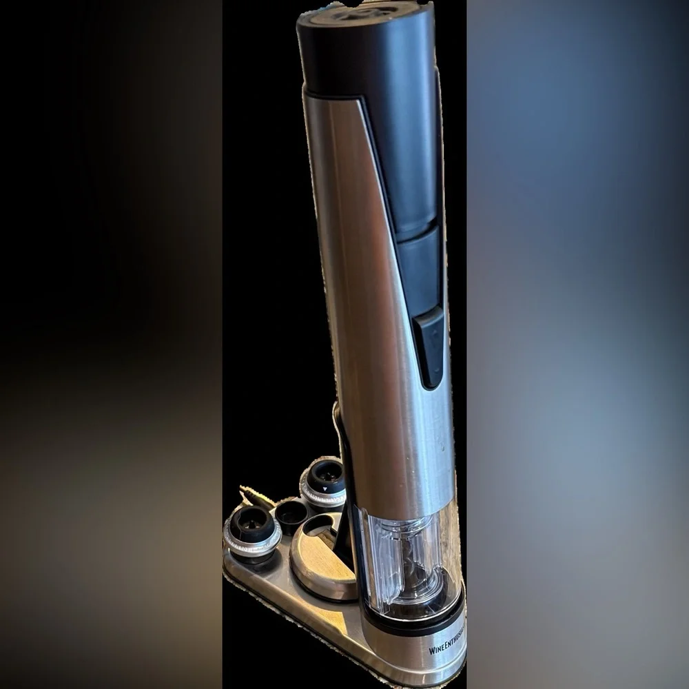 Stainless Steel Electric Wine Opener and Freshness Sealer