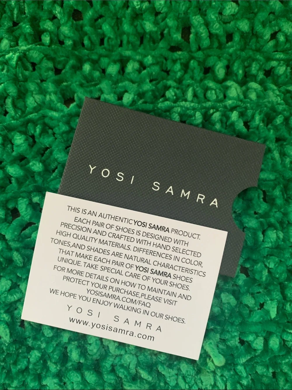 Yosi Samra metallic silver