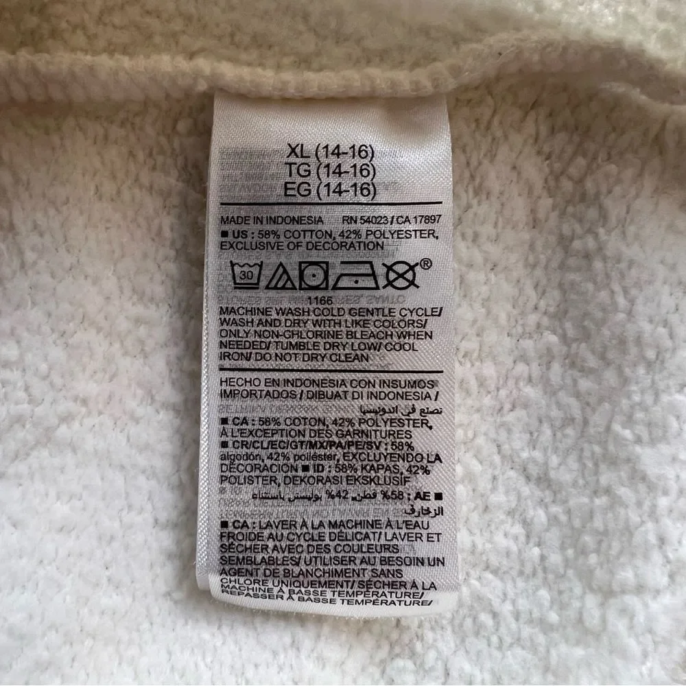 Old Navy cream hoodie