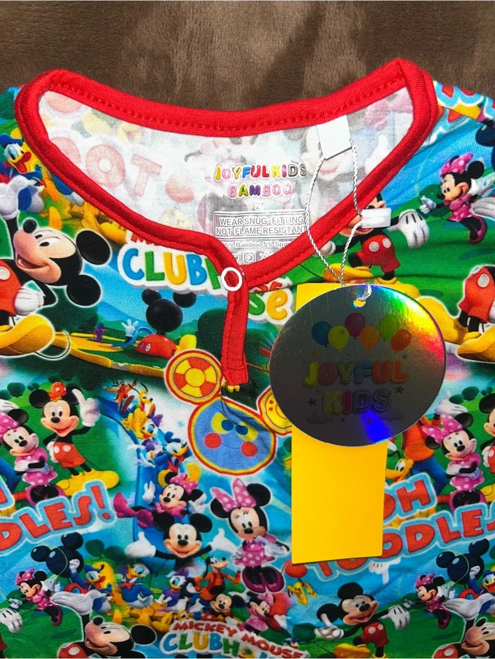 Joyful kids bright mickey