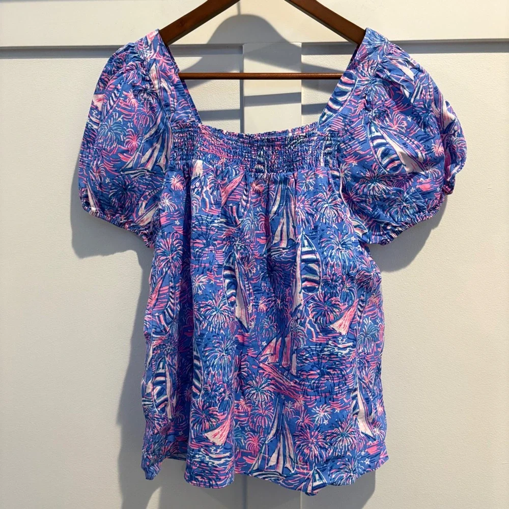 Lilly Pulitzer print beachy celebrations