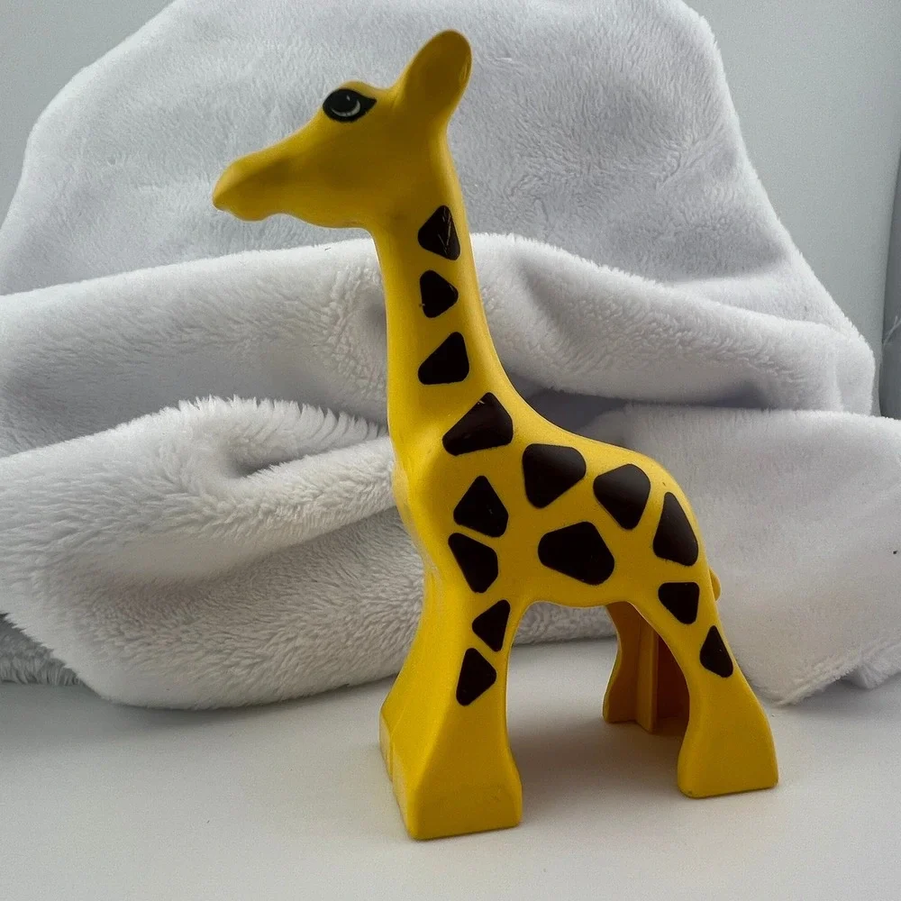 LEGO Giraffe‎ Animal Figure Yellow Brown Safari Zoo Preschool Toy