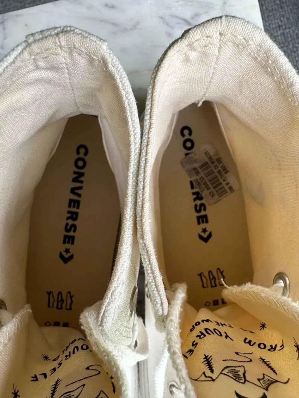 Converse shoe wear