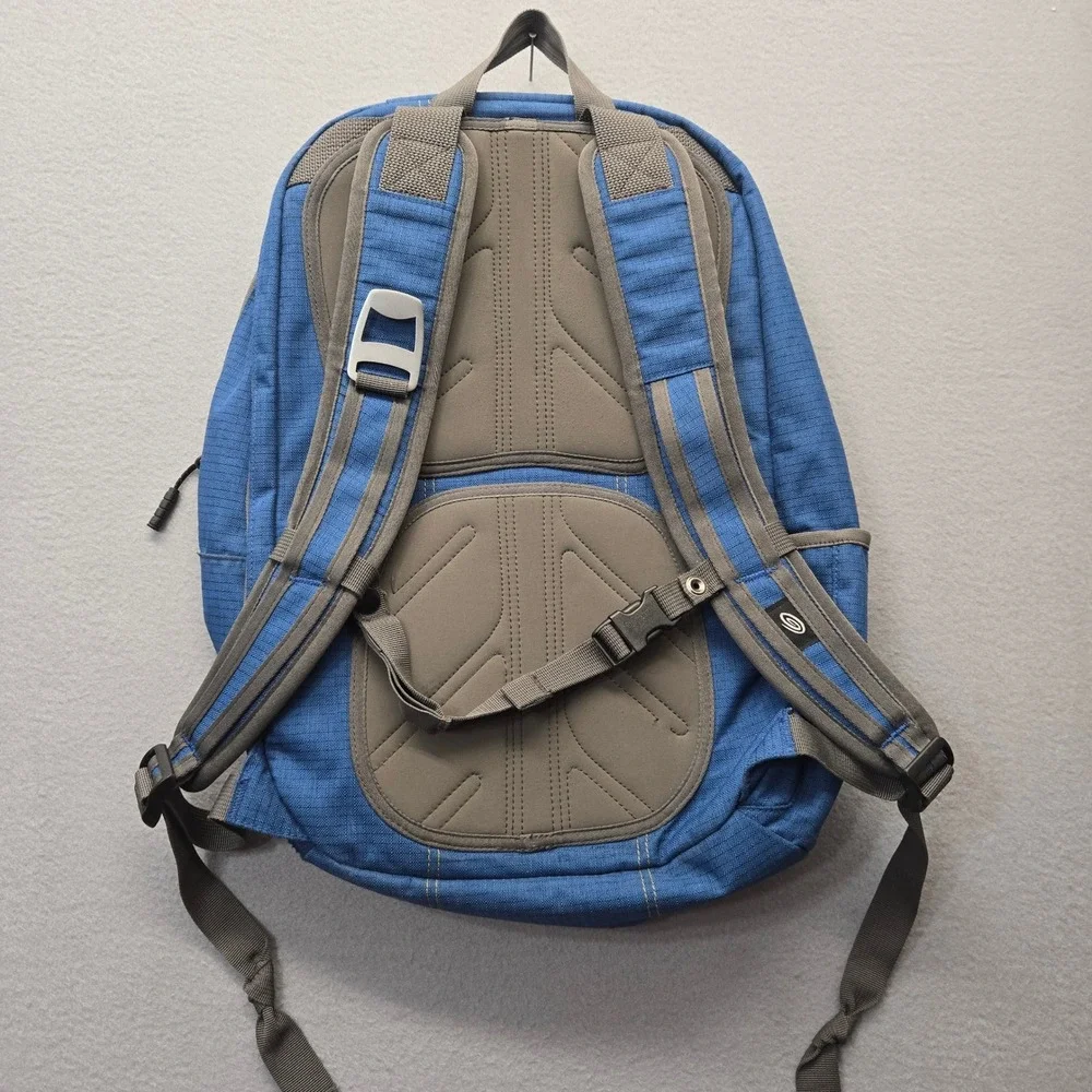 Timbuk2 Laptop Backpack Blue Ripstop Travel‎ Commuter Bag with Bottle Opener
