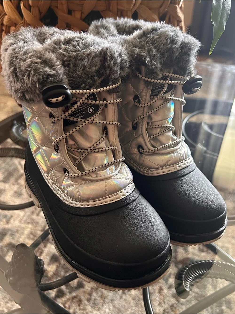 Ozark Trail Toddler Girls Waterproof 200G Shell Winter Boot