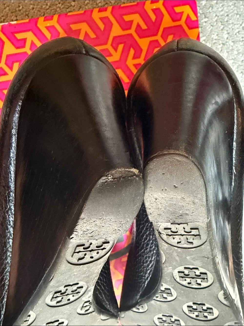 Tory Burch size silver