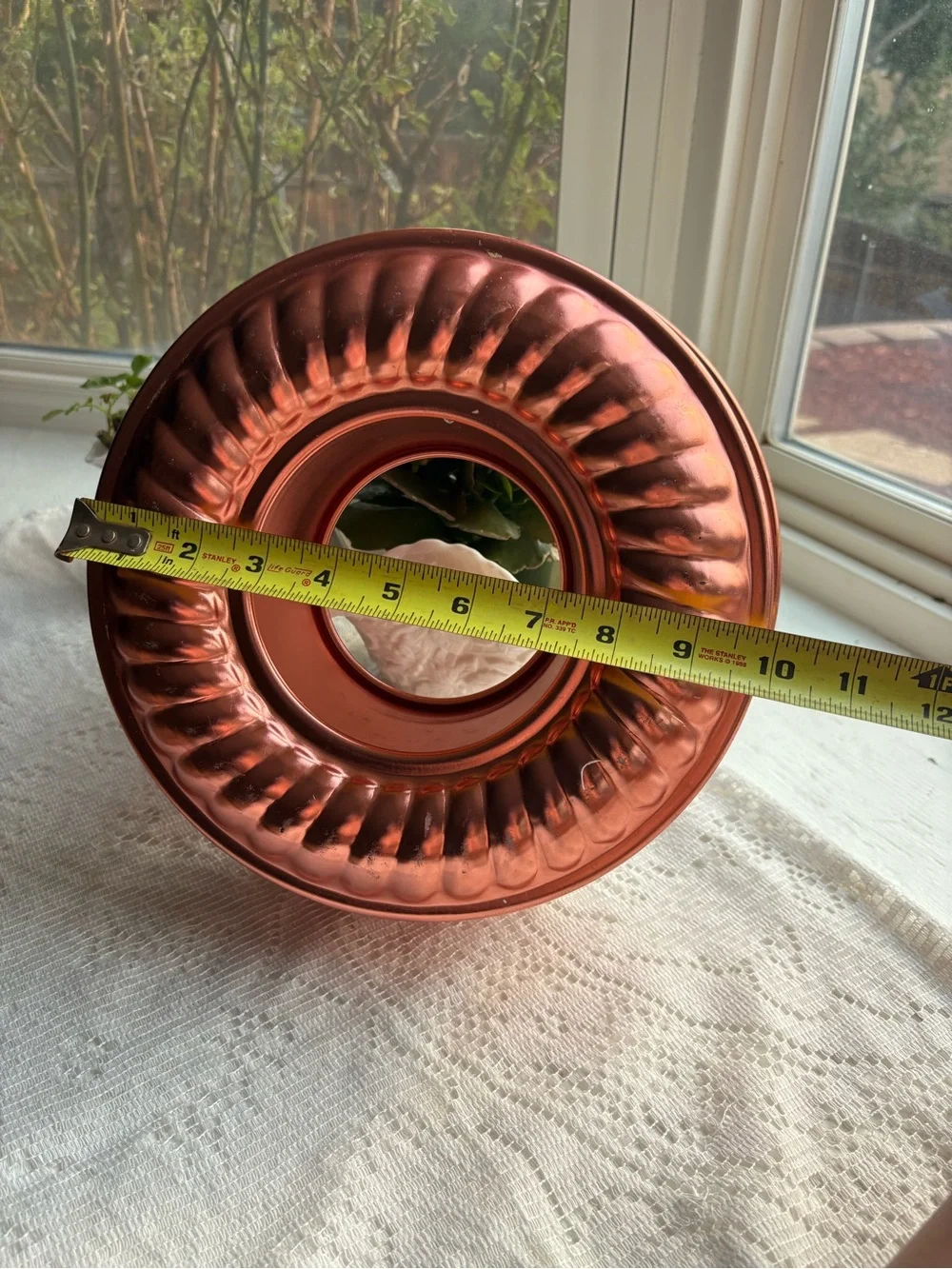 Vintage Copper Bundt Mold - Shiny Copper Tone
