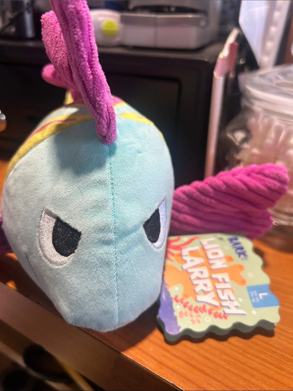 Bark plush fish