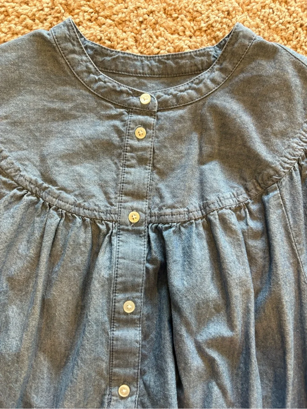 J. Crew pit chambray no