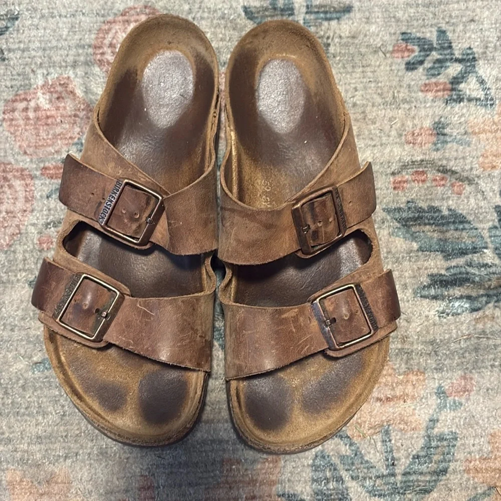 Birkenstock oiled brown