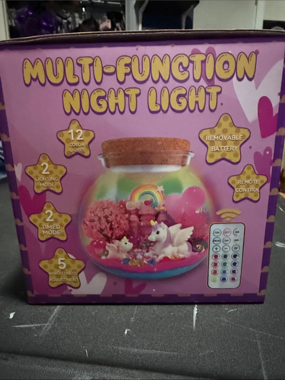 Unicorn Light-Up Terrarium Kit - Pink