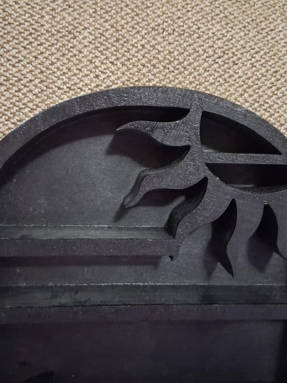 N/A black wooden