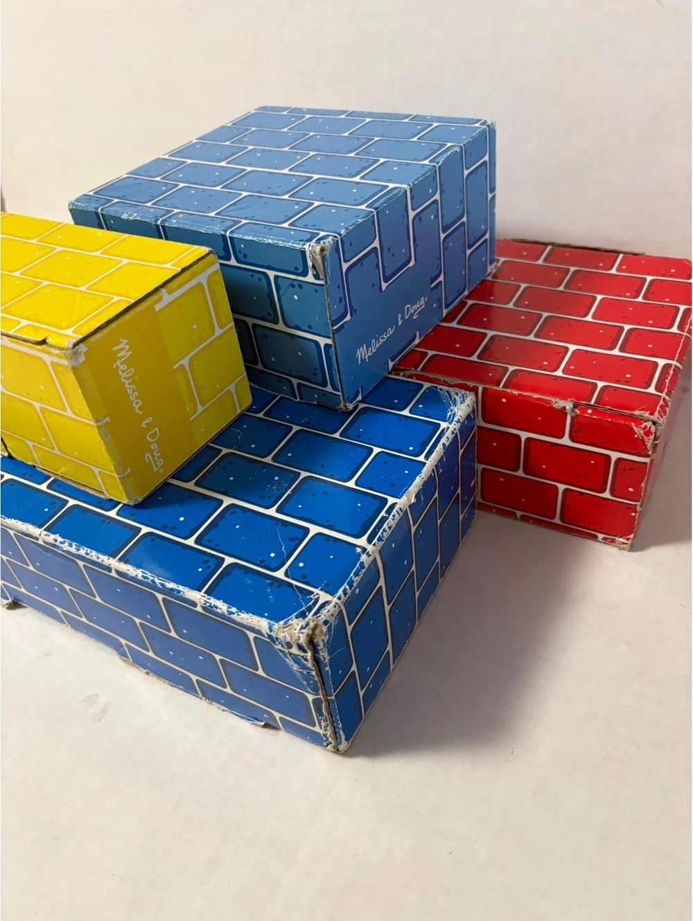 Melissa & Doug cardboard bricks set of 17