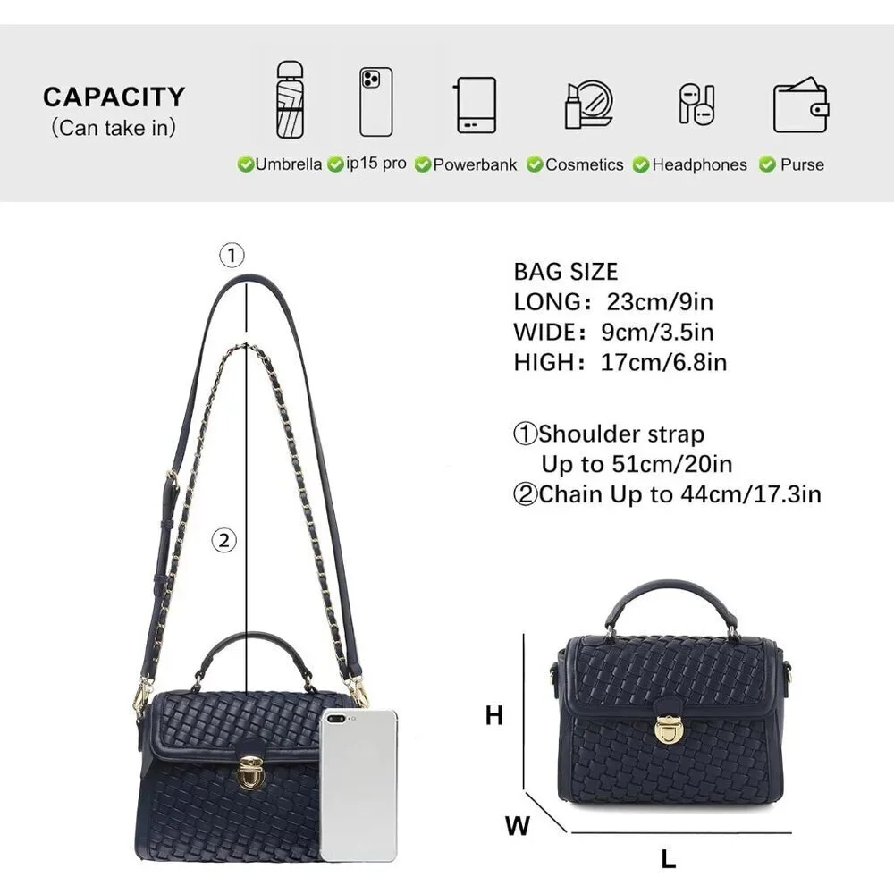 N/A woven leather