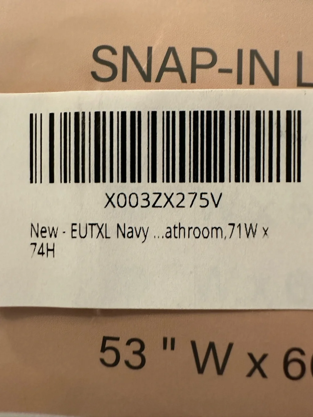 Eutxl navy fabric