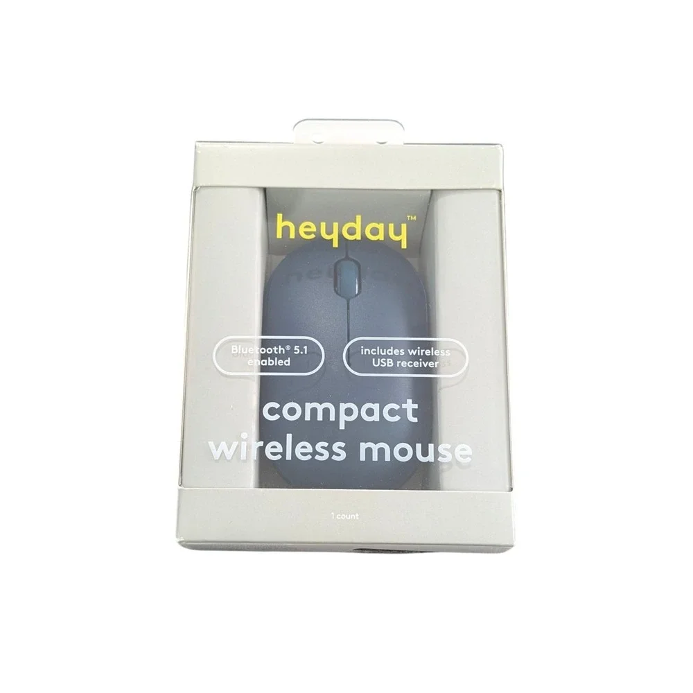 Z2N‎ Mouse - heyday Teal Compact Wireless Mouse Bluetooth 5.1 Includes Battery