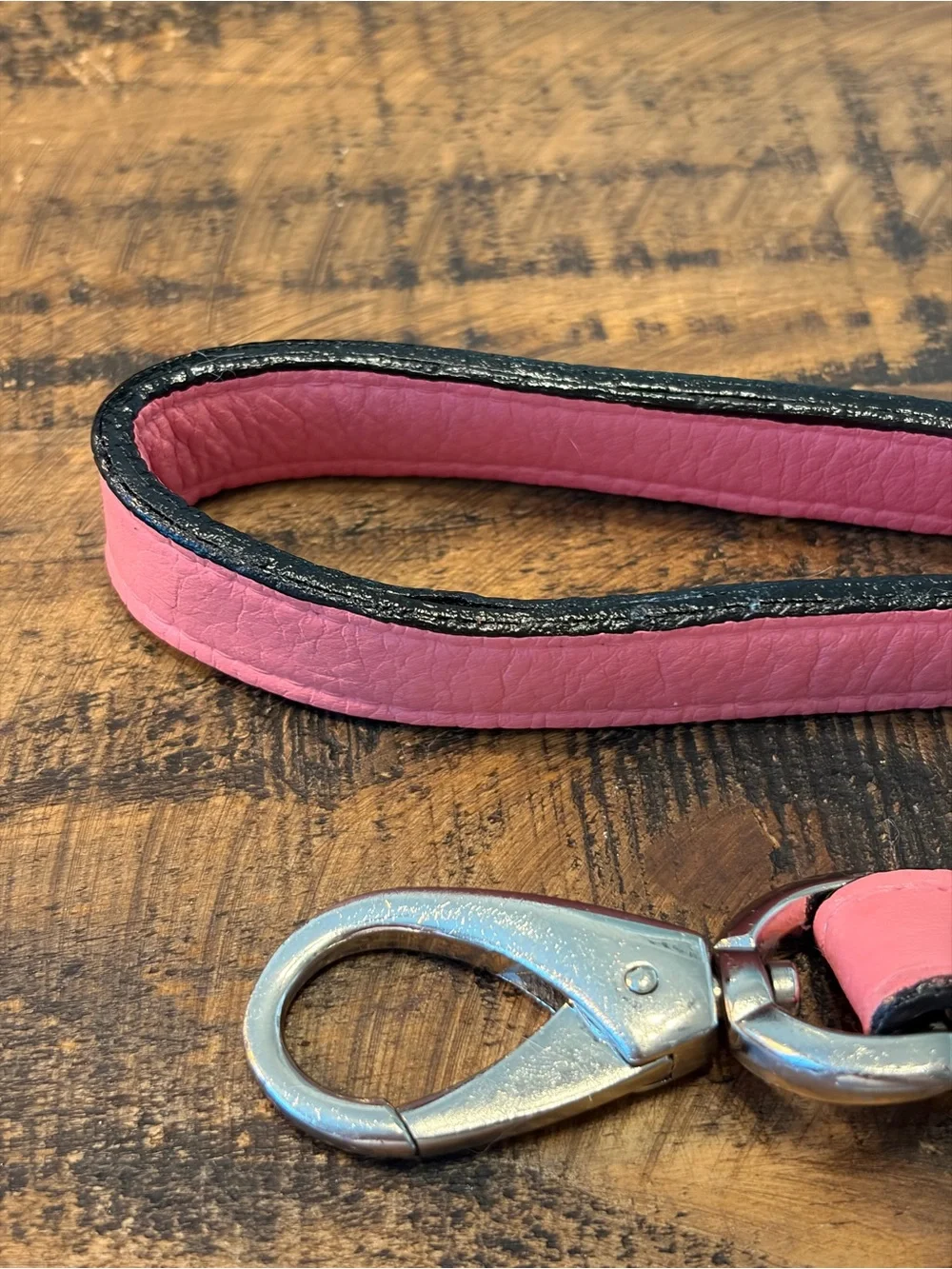 N/A pink leather