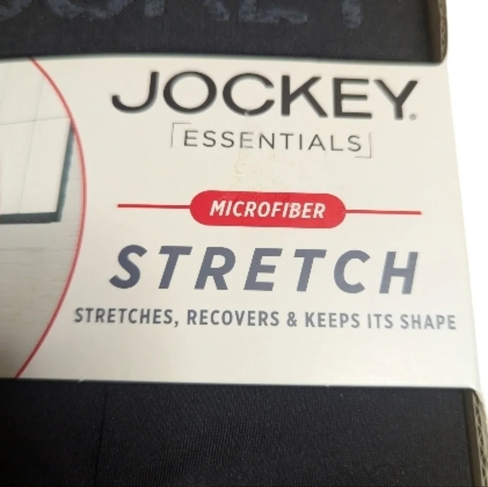 Jockey Boxer Briefs Set Of 3 sz XXL Black Microfiber Stretch